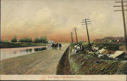 Erie Canal in teh Mohawk Valley Postcard