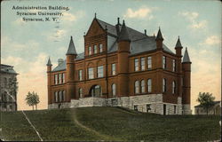 Administration Building, Syracuse University New York Postcard Postcard Postcard