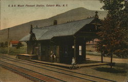 U. & D. Mount Pleasant Station Postcard