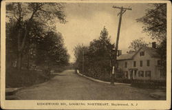 Ridgewood Road Looking Northeast Postcard