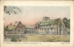 St. George's Episcopal Church Maplewood, NJ Postcard Postcard Postcard