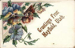 Greetings from Mayfield Utah Postcard