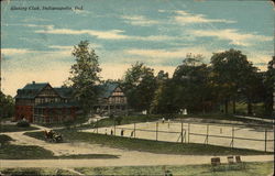 View of Country Club Indianapolis, IN Postcard Postcard Postcard