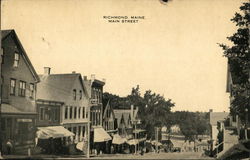 Main Street Richmond, ME Postcard Postcard Postcard