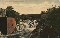 View of Stone Bridge Wappingers Falls, NY Postcard Postcard Postcard