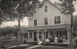 Cottage by the Brook North Branch, NY Postcard Postcard Postcard