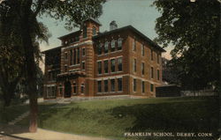Franklin School Derby, CT Postcard Postcard Postcard