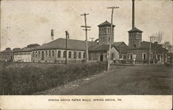 Spring Groe Paper Mills Spring Grove, PA Postcard Postcard Postcard