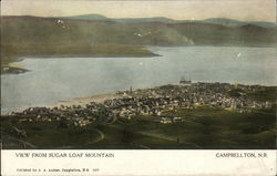 View from Sugar Loaf Mountain Campbellton, NB Canada New Brunswick Postcard Postcard Postcard