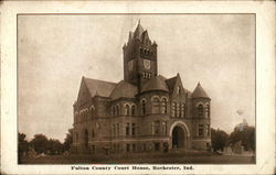 Fulton County Court House Rochester, IN Postcard Postcard Postcard