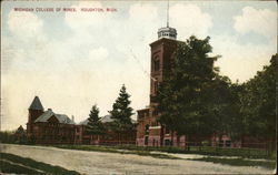 Michigan College of Mines Postcard