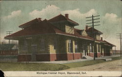 Michigan Central Depot Hammond, IN Postcard Postcard Postcard