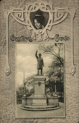 Greetings from Chicago Postcard