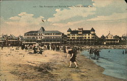 Fairmount and Wahnita Hotels York Beach, ME Postcard Postcard Postcard