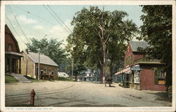 Street in York Village Postcard