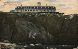 Cliff House from Rocks Bald Head Cliff, ME Postcard Postcard Postcard