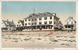 Hiawatha Hotel, Long Beach Postcard