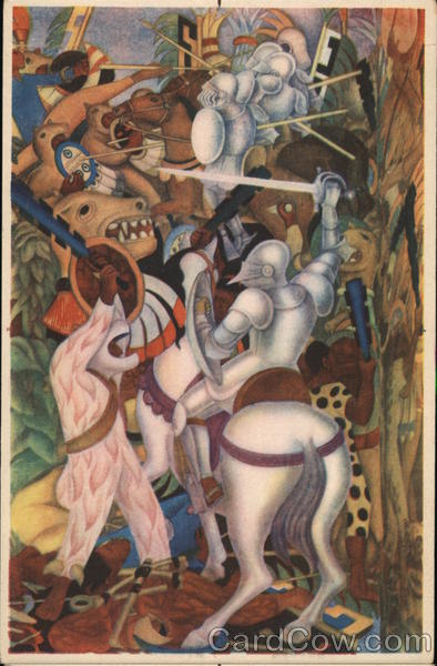 Scene From The Conquest Art