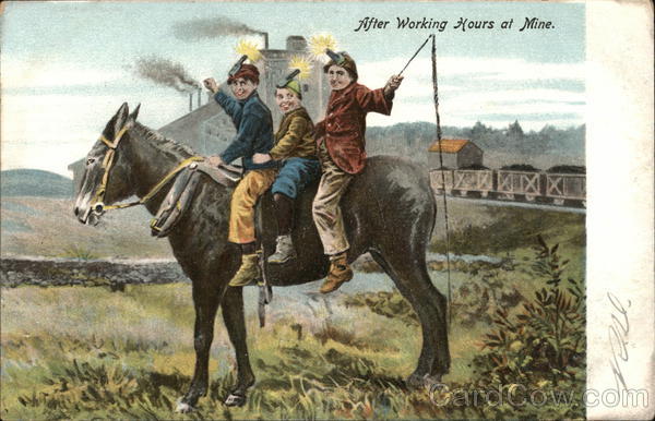 Aftrer Working Hours at Mine Mining