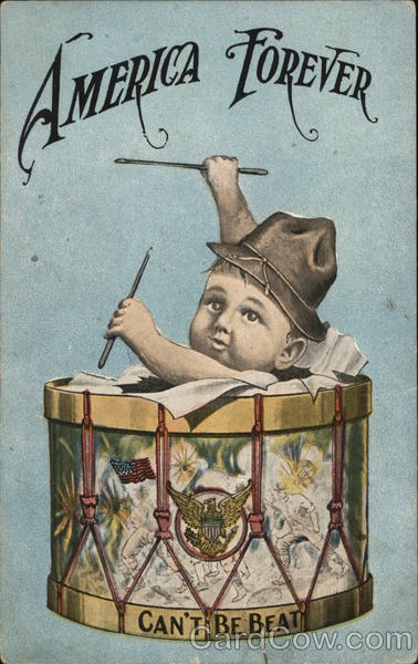 America Forever - Baby in a Drum Patriotic