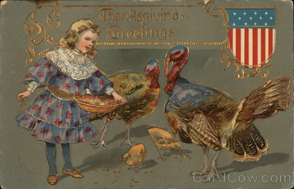 Thanksgiving Greetings Turkeys
