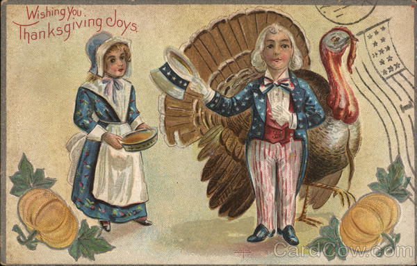 Wishing You Thanksgiving Joys Patriotic