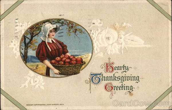 Hearty Thanksgiving Greeting Women