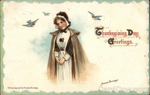 Thanksgiving Day Greetings Frances Brundage Women