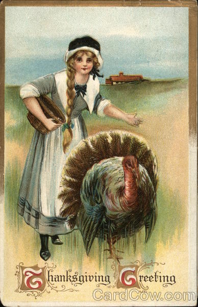Thanksgiving Greeting Turkeys