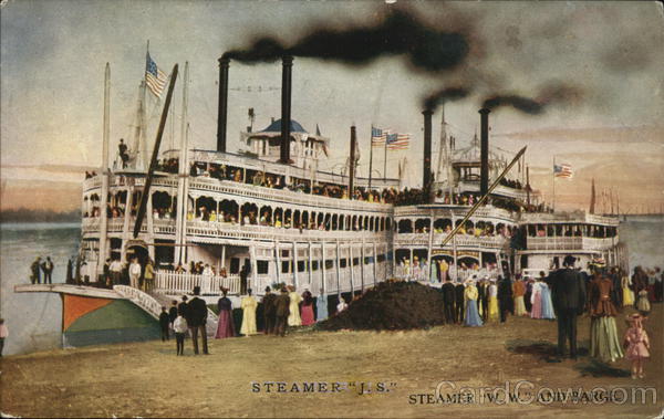 Steamer J.S., Steamer W.W. and Barge Steamers