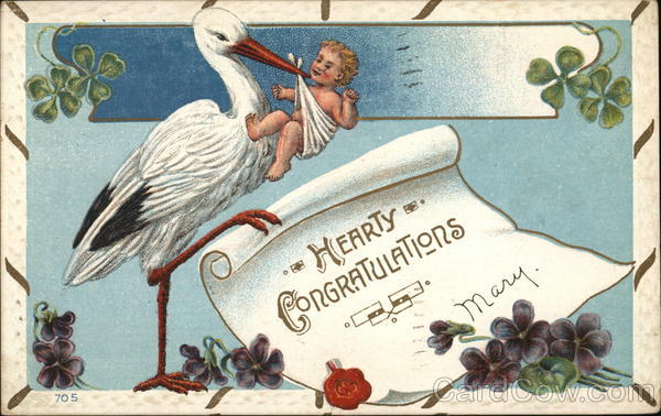 Hearty Congratulations! Storks