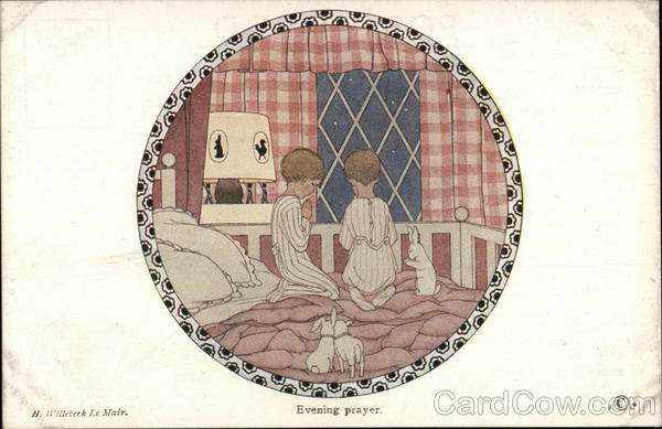 Evening Prayer H. Willebeek Le Mair Children