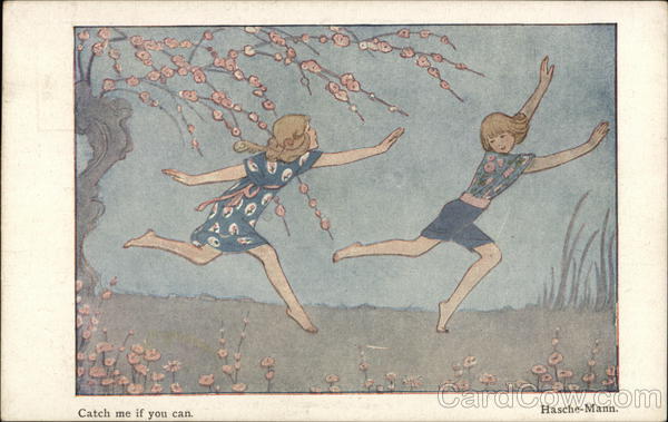 Catch me if you can. Children