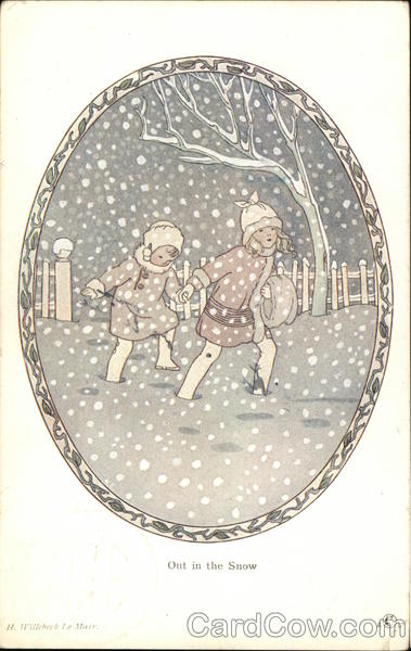 Out In The Snow H. Willebeek Le Mair Seasons