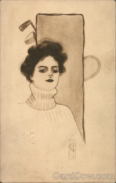 Portrait of Woman and Golf Clubs Women