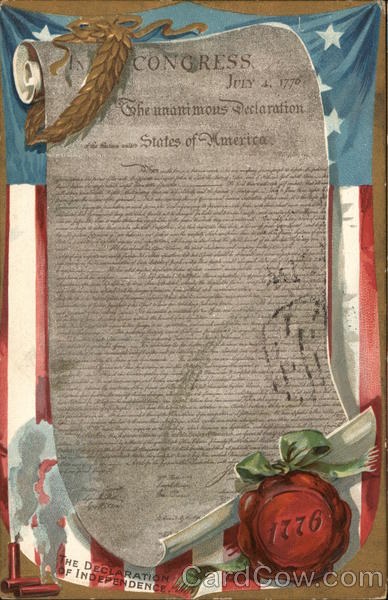 The Declaration of Independence 1776 Patriotic