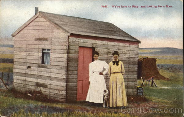 We're Here To Stay And Looking For A Man Women