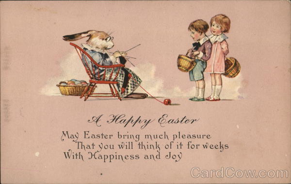 A Happy Easter With Children