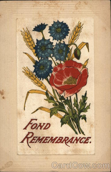 Fond Remembrance Embroidered Silk