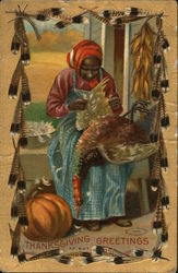 Thanksgiving Greetings Postcard