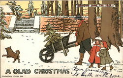 A Glad Christmas Children Postcard Postcard Postcard