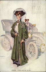 The Auto Girl Postcard