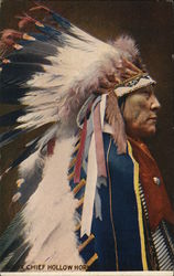 Sioux Chief Hollow Horn Postcard