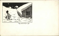 We Got Cold Feet! Postcard