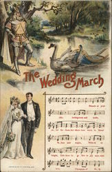 The Wedding March Marriage & Wedding Postcard Postcard Postcard