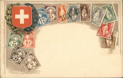 Switzerland Stamp Postcards Postcard Postcard Postcard