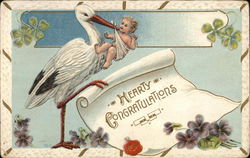 Hearty Congratulations! Postcard