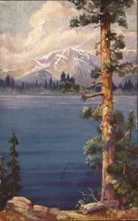 Lake Tahoe and Mount Tallac California Postcard Postcard Postcard