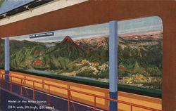 Model of the Nikko District Japan 1933 Chicago World Fair Postcard Postcard Postcard