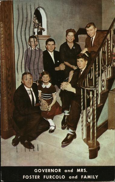 Governor and Mrs. Foster Furcolo and Family Political